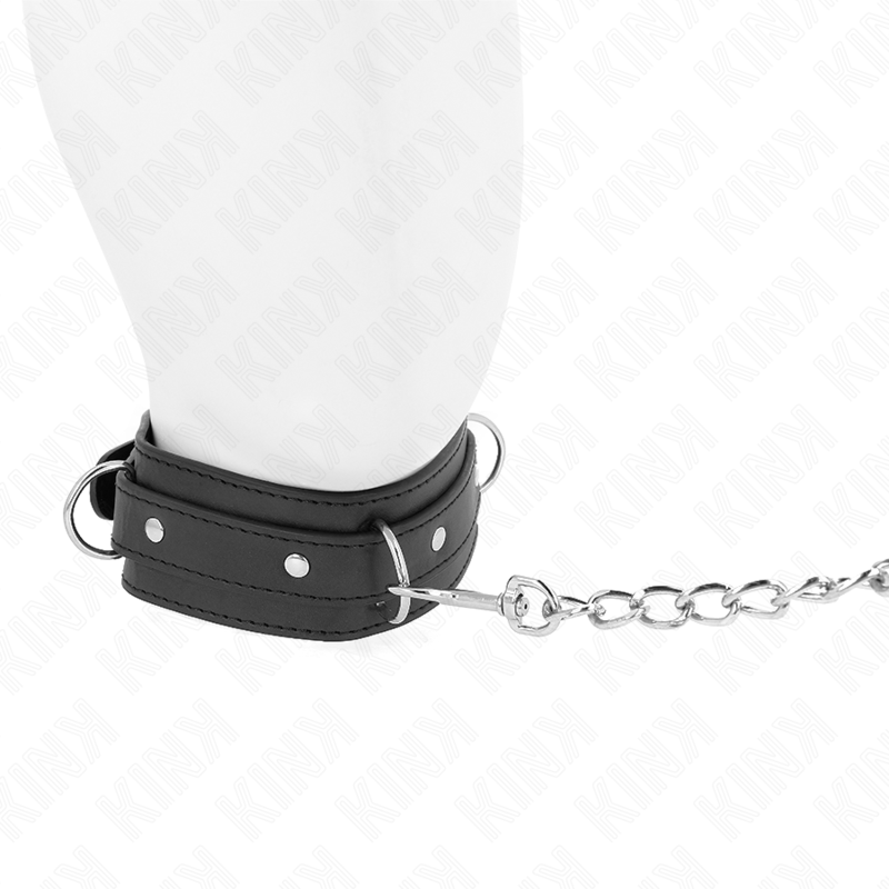 Collar Con Correa 65 Cm 3 Anillos Modelo 1 Ajustable 38-49 Cm X 5 Cm