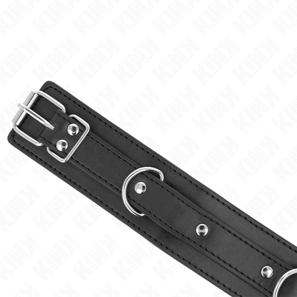 Collar Con Correa 65 Cm 3 Anillos Modelo 1 Ajustable 38-49 Cm X 5 Cm