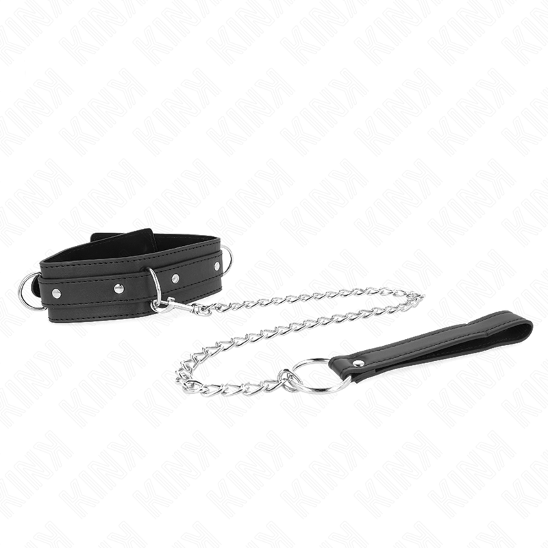 Collar Con Correa 65 Cm 3 Anillos Modelo 1 Ajustable 38-49 Cm X 5 Cm