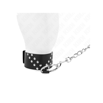 Collar Con Correa 65 Cm Con Remache En V Ajustable 36-43 Cm X 5 Cm
