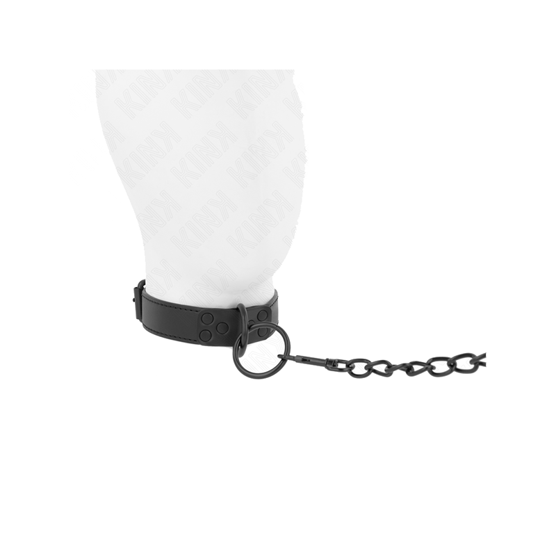Collar Con Correa 65 Cm Oscuro Ajustable 37-54 Cm X 3 Cm