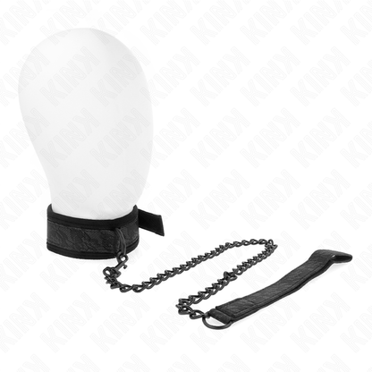 Collar Con Correa 77 Cm Modelo Básico Modelo 5 Ajustable 34-54 Cm X 5 Cm