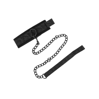 Collar Con Correa 77 Cm Modelo Básico Modelo 5 Ajustable 34-54 Cm X 5 Cm
