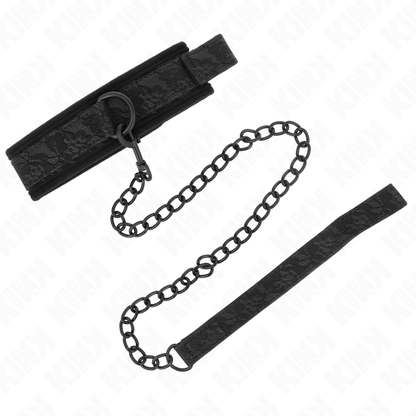 Collar Con Correa 77 Cm Modelo Básico Modelo 5 Ajustable 34-54 Cm X 5 Cm