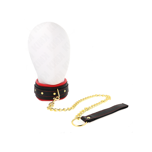 Collar Con Correa De Tejido Liso Ajustable 33-48 Cm X 5.7 Cm