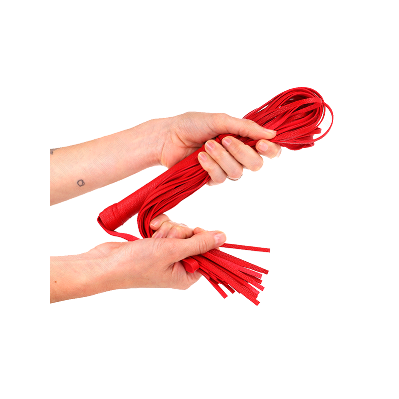 Látigo PVC Blando Rojo