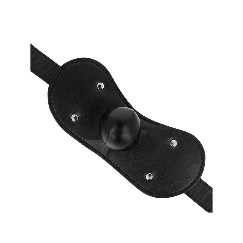 Máscara Bucal Mordaza De Bola Con Cerradura Ajustable 42-60 Cm