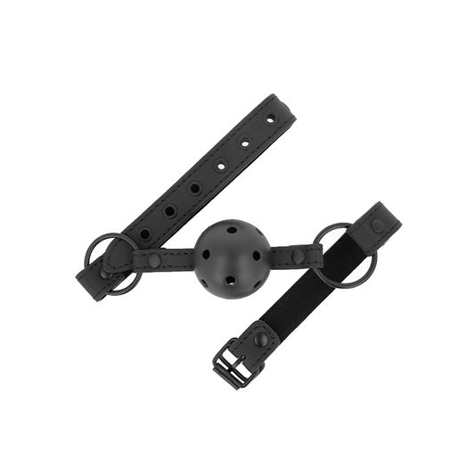 Mordaza De Bola 4.5 Cm De Neopreno 63.5 X 2 Cm Ajustable 41 X 59 Cm