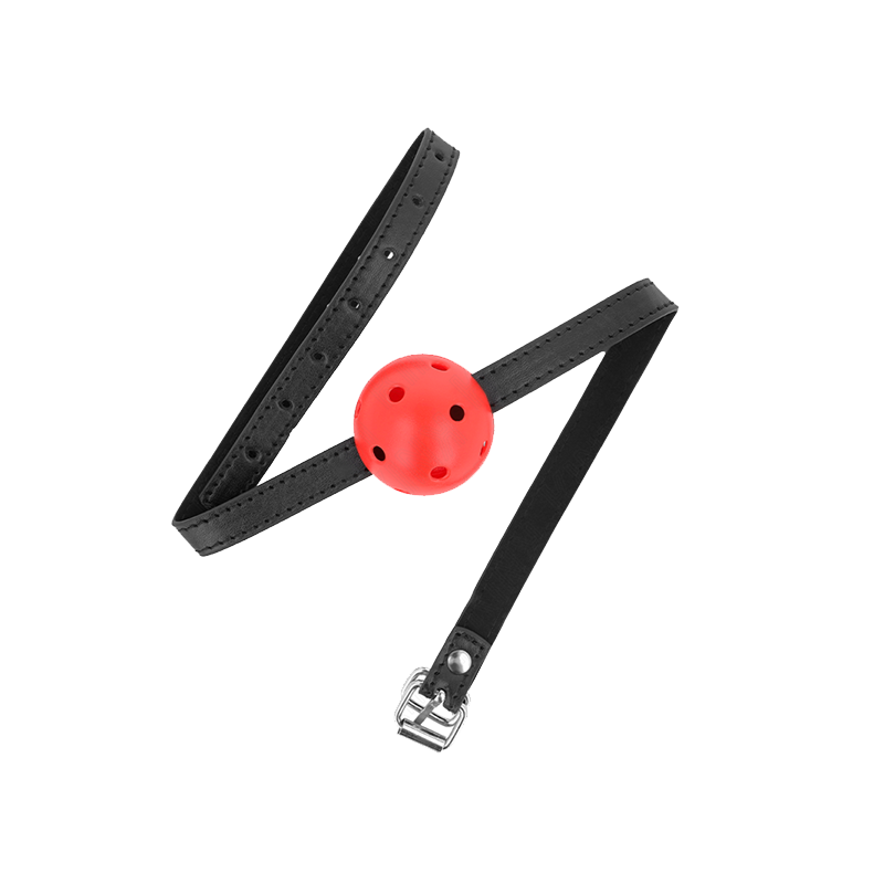 Mordaza De Bola 4.5 Cm Transpirable Simplicity Rojo 62 X 1.5 Cm