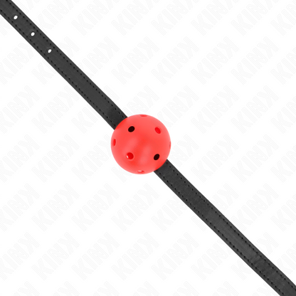 Mordaza De Bola 4.5 Cm Transpirable Simplicity Rojo 62 X 1.5 Cm