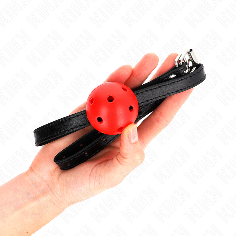 Mordaza De Bola 4.5 Cm Transpirable Simplicity Rojo 62 X 1.5 Cm