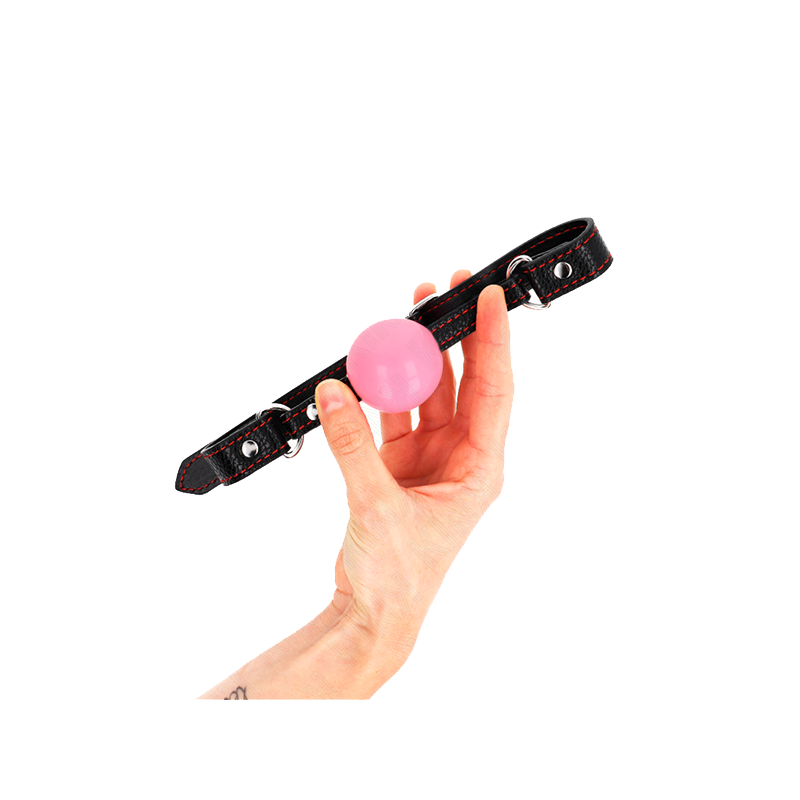 Mordaza De Bola 4 Cm De Oro Rosa 60 X 2 Cm