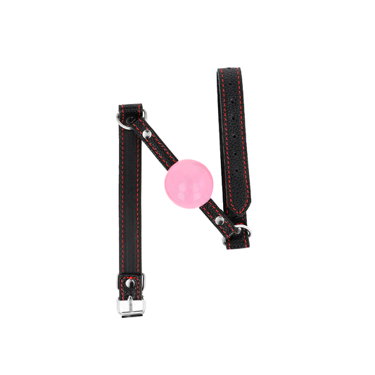 Mordaza De Bola 4 Cm De Oro Rosa 60 X 2 Cm