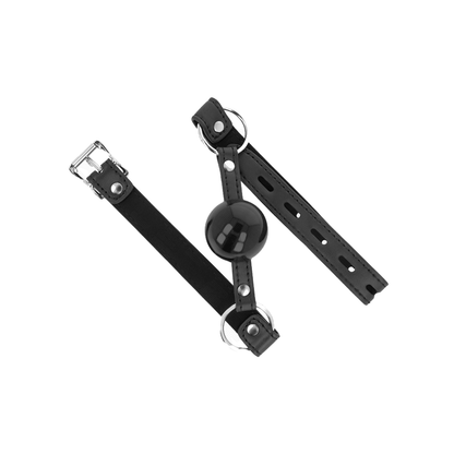 Mordaza De Bola 4 Cm Tpe Con Candado Negro 60 X 2 Cm