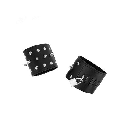 Muñequeras Estilo Punk Con Pinchos 25 X 6 Cm
