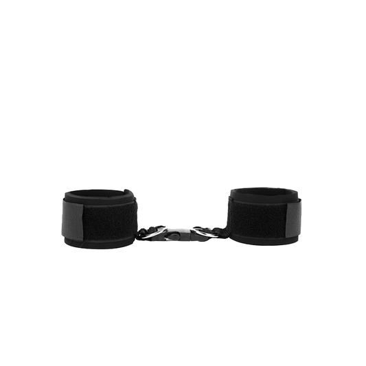 Muñequeras Neopreno Con Cierre De Gancho Negro Ajustable 22-34 Cm
