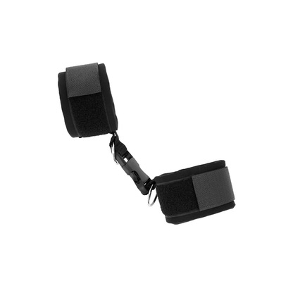Muñequeras Neopreno Con Cierre De Gancho Negro Ajustable 22-34 Cm