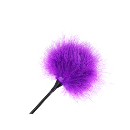 Plumas Para Cosquillas Morado Usado Para El Kit Bondage 27 Cm
