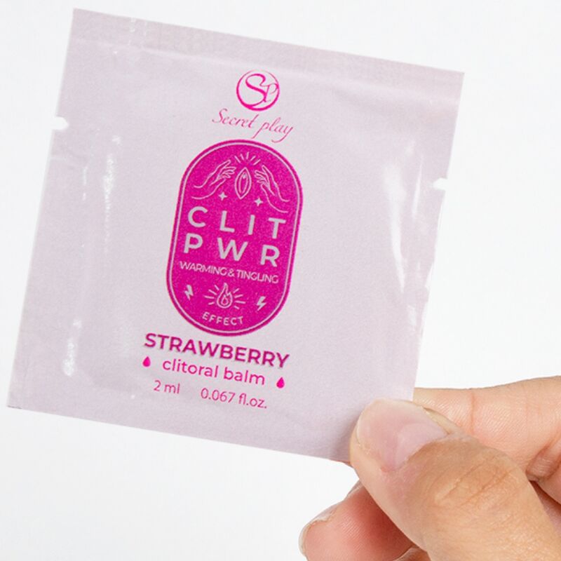 Lubricante Secretplay Clit PWR Strawberry 2 ML
