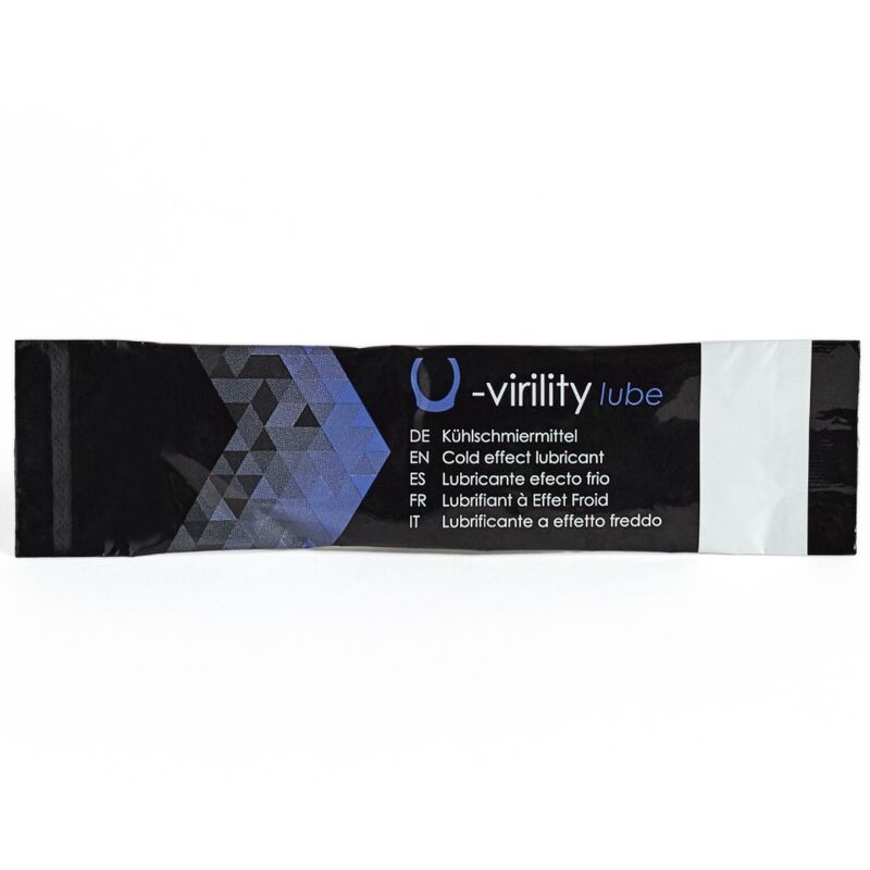 Lubricante U-Virility Lube Efecto Frio 10 Uds 5 ML