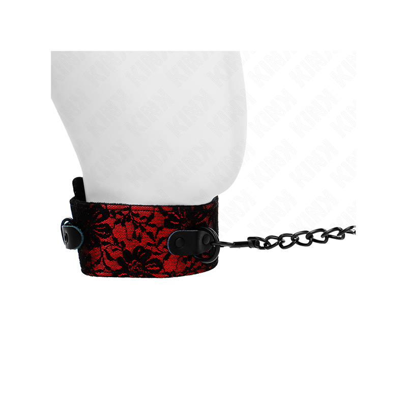 Collar Con Correa 105 Cm De Encaje Con Cinturón De Cuero Real 44 X 5.5 Cm