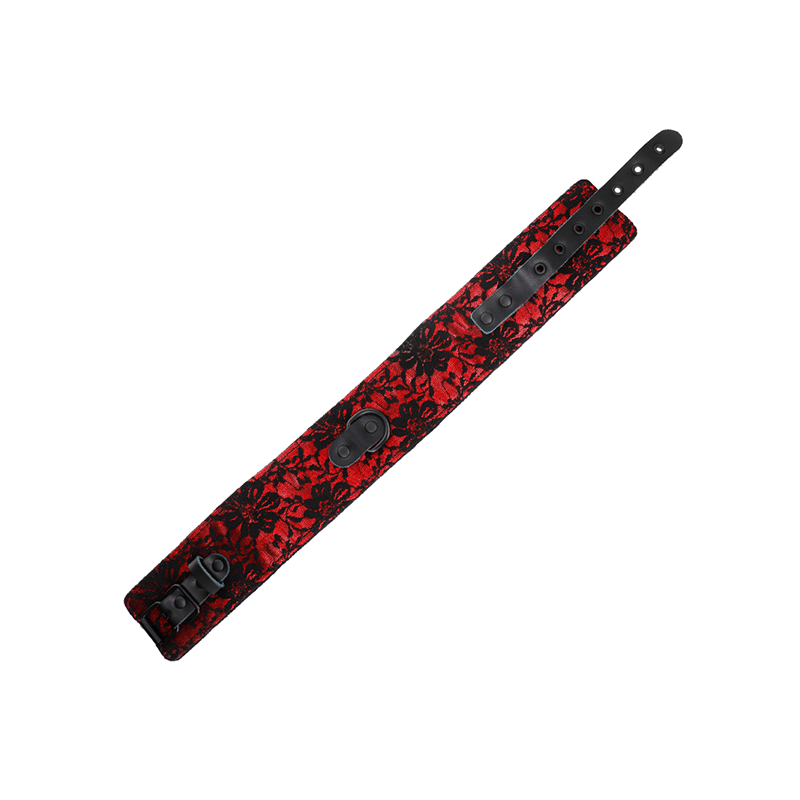 Collar Con Correa 105 Cm De Encaje Con Cinturón De Cuero Real 44 X 5.5 Cm