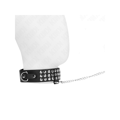 Collar Con Correa 65 Cm Con Brillos Ajustable 37-42 Cm X 5.3 Cm