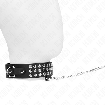 Collar Con Correa 65 Cm Con Brillos Ajustable 37-42 Cm X 5.3 Cm