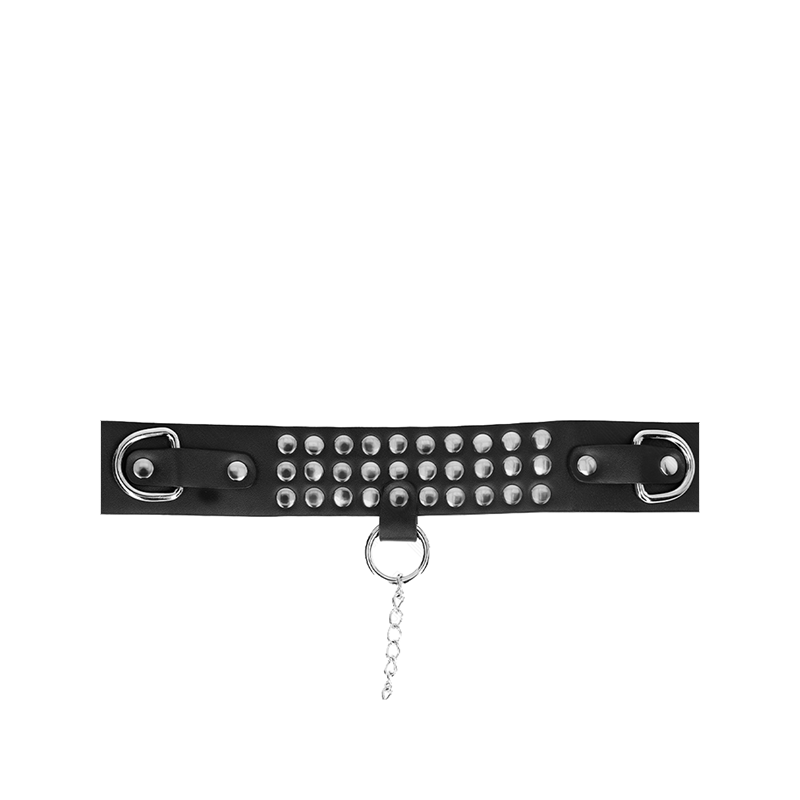 Collar Con Correa 65 Cm Con Brillos Ajustable 37-42 Cm X 5.3 Cm