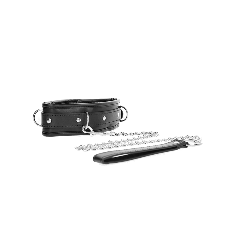 Collar Con Correa 65 Cm Pesado Modelo 1 Ajustable 36.5-50 Cm