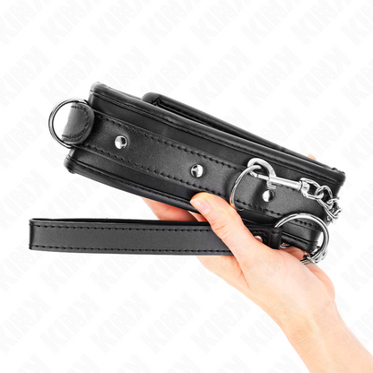 Collar Con Correa 65 Cm Pesado Modelo 1 Ajustable 36.5-50 Cm