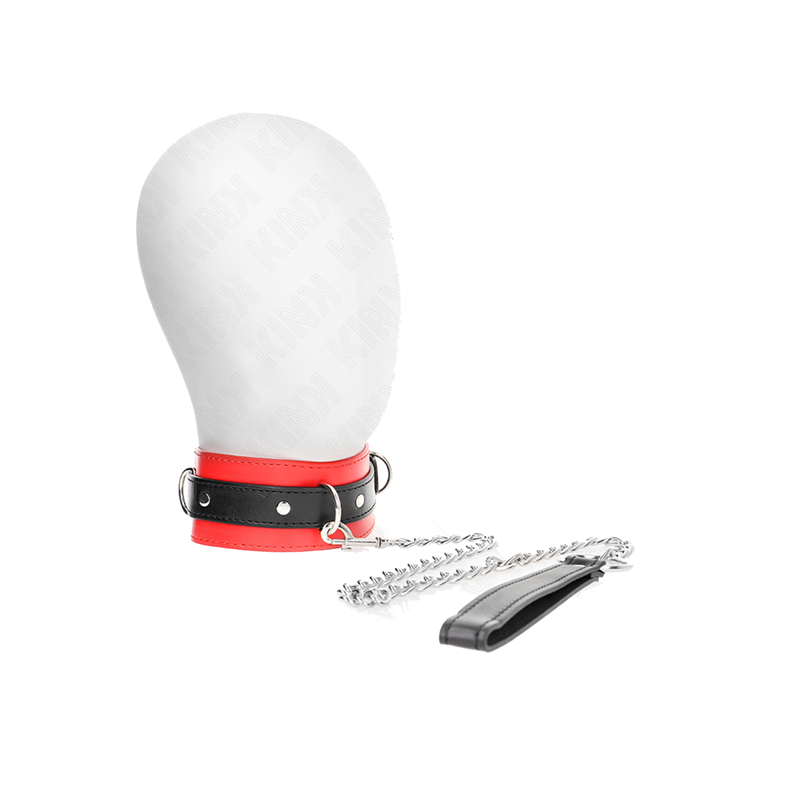 Collar Con Correa 65 Cm Rojo 54 X 4.5 Cm