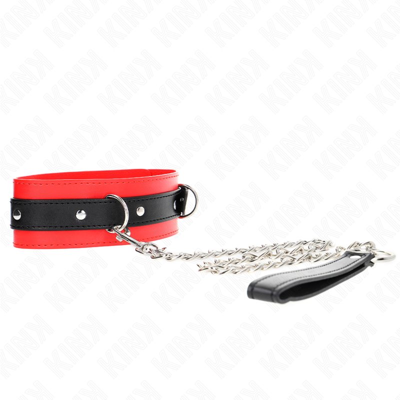 Collar Con Correa 65 Cm Rojo 54 X 4.5 Cm