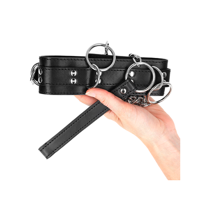 Collar Con Correa 80 Cm Esclavitud 3 Anillos 53 X 5 Cm