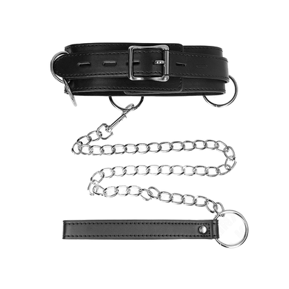 Collar Con Correa 80 Cm Esclavitud 3 Anillos 53 X 5 Cm