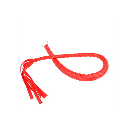 Látigo de Serpiente con Anillo de Mano Rojo