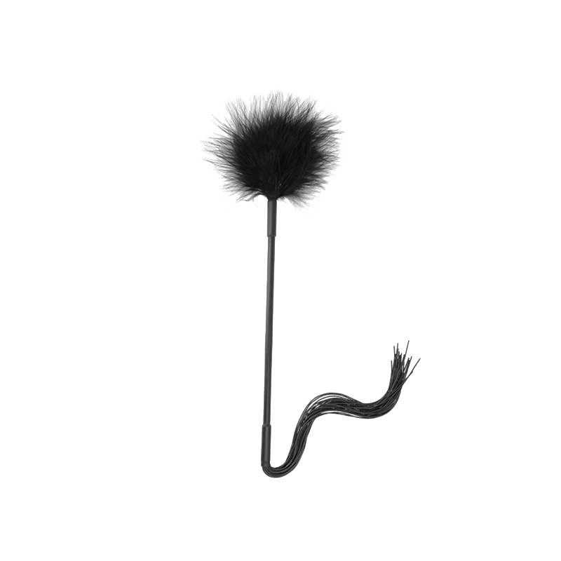 Látigo De Silicona Con Plumas Para Cosquillas 47 Cm