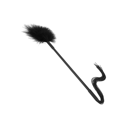 Látigo De Silicona Con Plumas Para Cosquillas 47 Cm