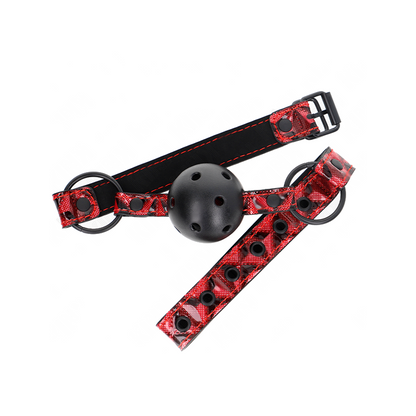 Mordaza De Bola 4.5 Cm Con Patrón De Diamante Modelo 2 64.5 Cm Ajustable 42- 60 Cm