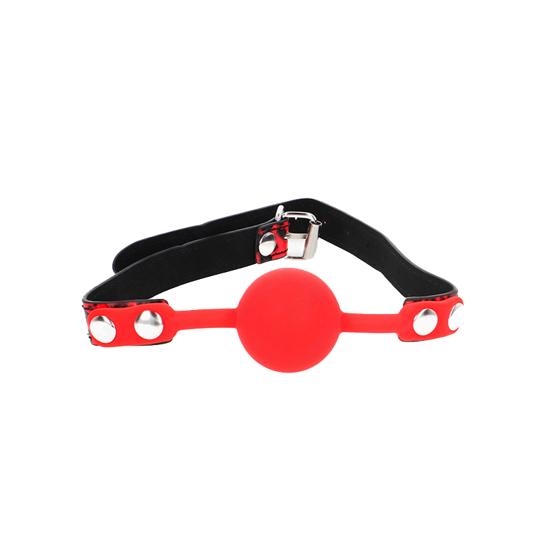 Mordaza De Bola 4 Cm De Silicona Modelo 2 60 X 2 Cm