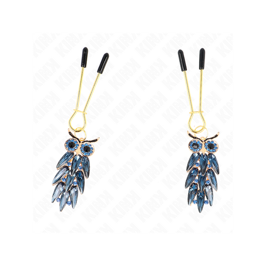 Pinzas Para Pezones Con Colgante De Búho 6 Cm