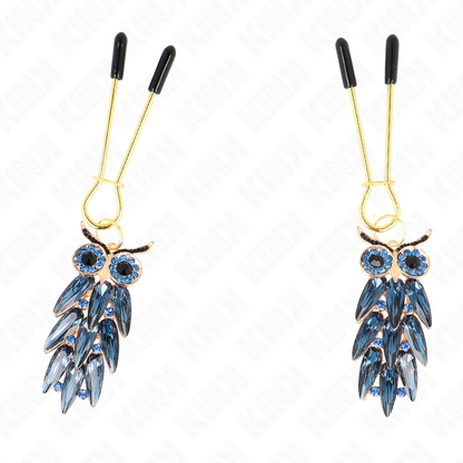 Pinzas Para Pezones Con Colgante De Búho 6 Cm