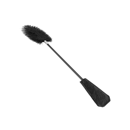 Plumas De Avestruz Para Cosquillas Con Paleta De Encaje 56 Cm