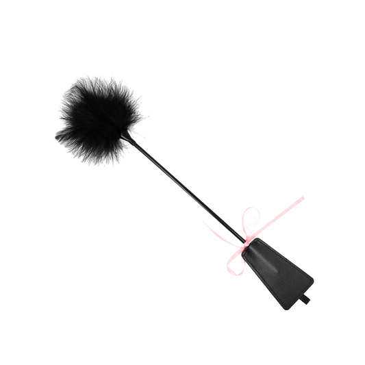 Plumas Para Cosquillas Con Lazo De Cinta Rosa 49 Cm