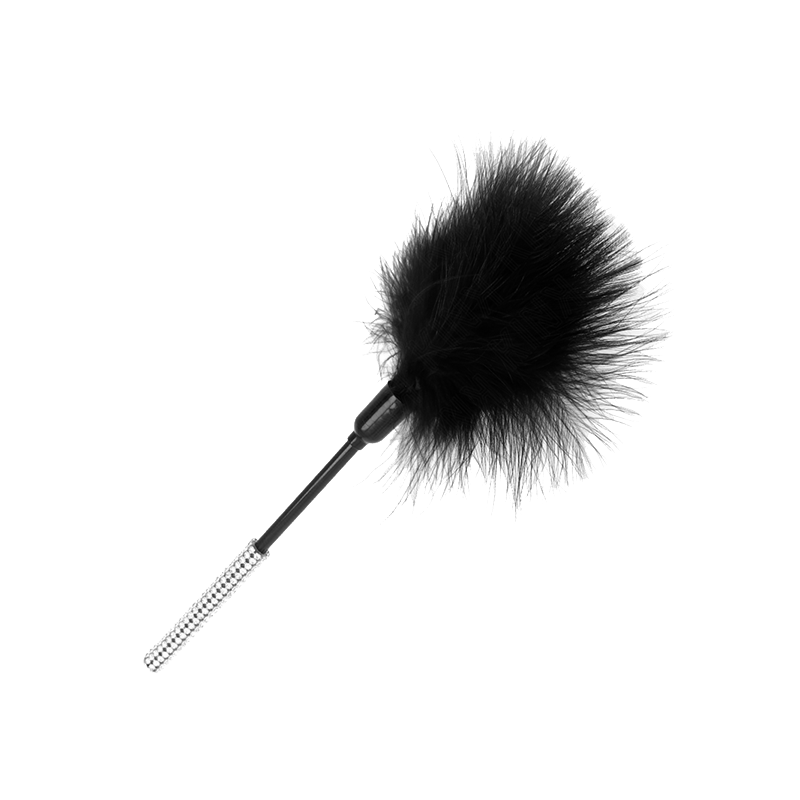 Plumas Para Cosquillas Con Mango De Diamantes De Imitación 27 Cm
