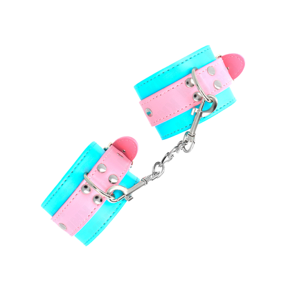 Muñequeras Chic Azul / Rosa Ajustable 16-28 Cm X 5 Cm