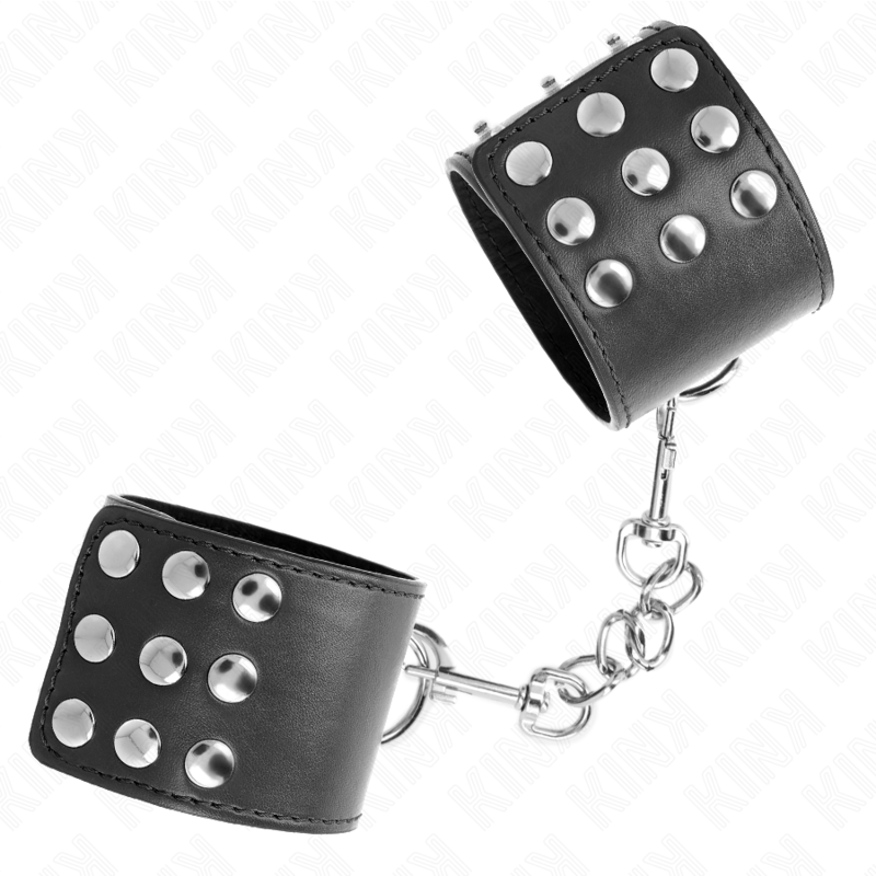 Muñequeras Con Cierre A Presión Ajustable Negro 19-24 Cm X 5.5 Cm