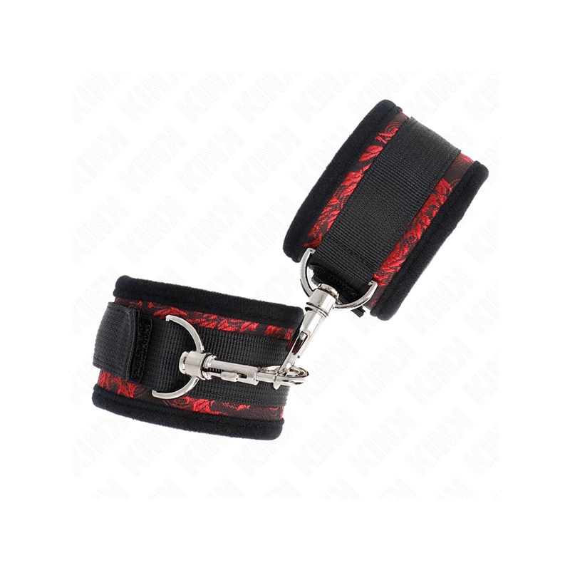 Muñequeras Diseño Escándalo Rojo-Negro
