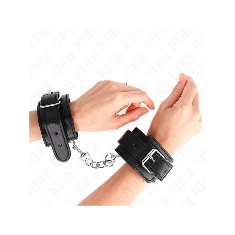 Muñequeras Finas Negro Ajustable 21-33 Cm