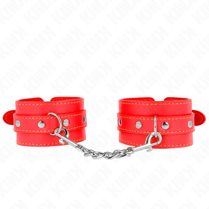 Muñequeras Finas Rojo Ajustable 21-33 Cm